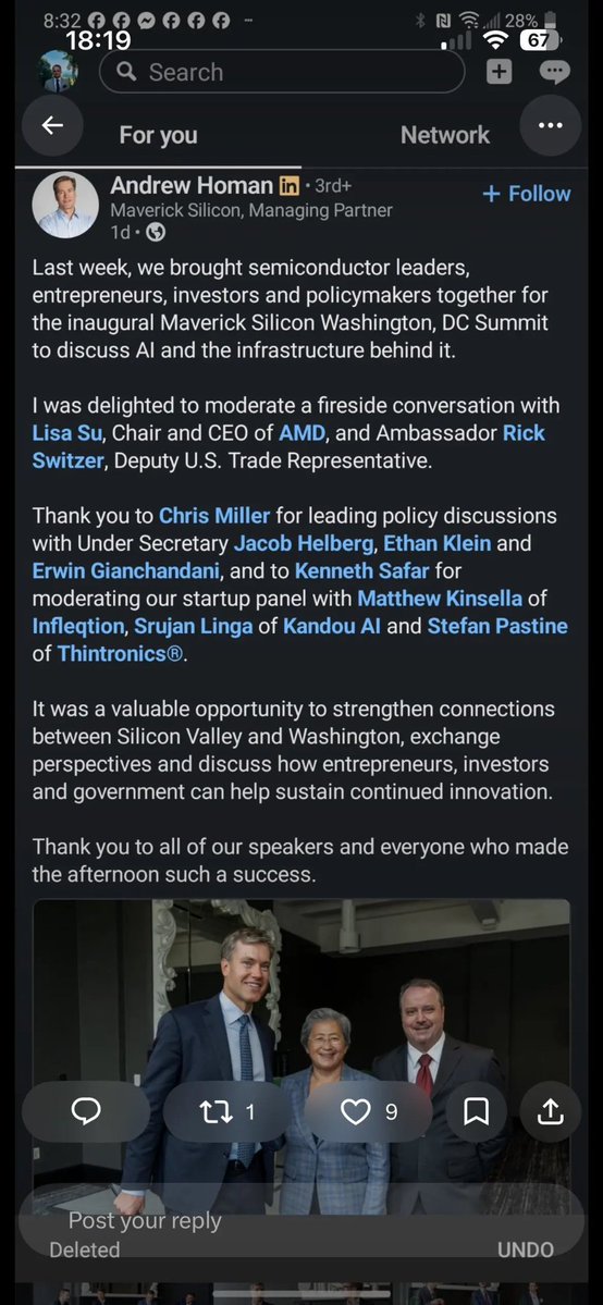 WeDoPunchHoes's tweet photo. Interesting conversation around $INFQ.
The intersection of AI, infrastructure, and semiconductors continues to attract serious attention. 📈
Definitely a space worth watching. https://t.co/aKIzRePVwW