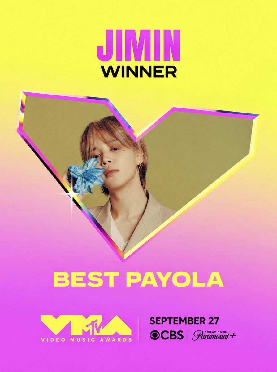 salenerrx's tweet photo. JIMIN wins the #VMAs for Best Payola. https://t.co/TI4BHl2fEg
