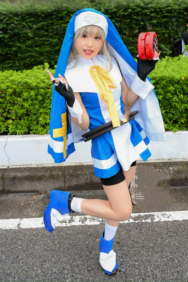yusha_yamada's tweet photo. 日付：2026年09月19日 
イベント：東京ゲームショウ2026（一般1日目） 
モデル：a
キャラ名：ブリジット（GUILTY GEAR XX）
GUILTY GEAR XXのブリジット。とても懐かしいです。
個人的にはこちらのブリジットのコスが好きです👍
#TGS2026
#コスプレ 
#ギルティギア https://t.co/gnqCEixxxi