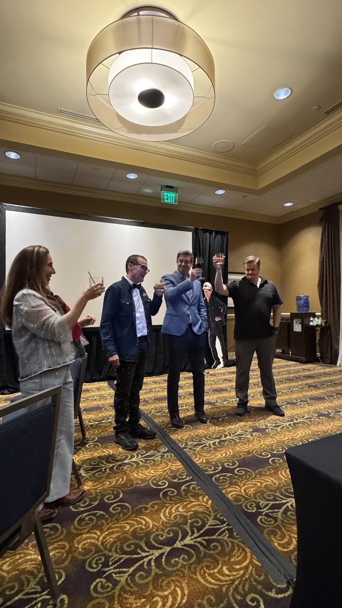 ELSOOrg's tweet photo. The @ELSOOrg - Extracorporeal Life Support Organization family &amp; friends celebrated our Executive Director Peter Rycus, honouring him for 30 years of service to the #ECMO #ECLS Community! 🍾🥂... Happening in Nashville, waiting for #ELSO2026! https://t.co/9zIsGjwWeU