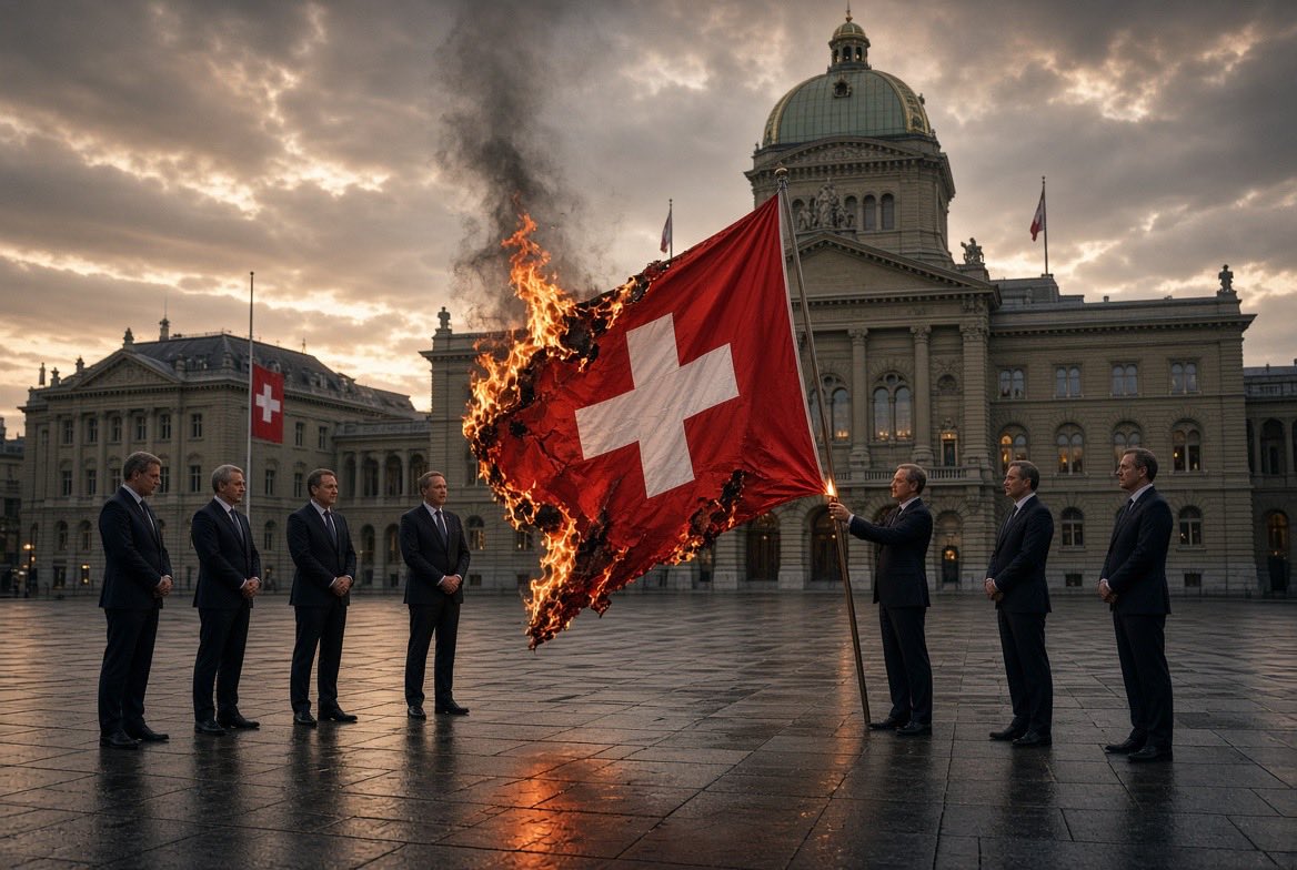 Illuminusreal's tweet photo. 💡🇨🇭Man muss schon sagen, die Entscheidung zur Neutralitätsinitiative ist eine weitere grob irrationale Entscheidung. Dem Bundesrat ist - bis zum Beweis des Gegenteils - doch erstmal grundsätzlich zu misstrauen. 

Wir sollten doch nun endlich verstanden haben, das wir von den Oberen nur belogen werden.

Und: Ich beobachte auch, dass bei einer SVP-Initiative sofort ein Abwehrreflex ins Spiel kommt, vor allem wohl, weil die Mainstreammedien, das als rechts oder rechtsrafikal framen. Die Leute sind halt einfach borniert und dumm und lassen sich viel zu leicht das eigenständige Denken abnehmen.💡🇨🇭