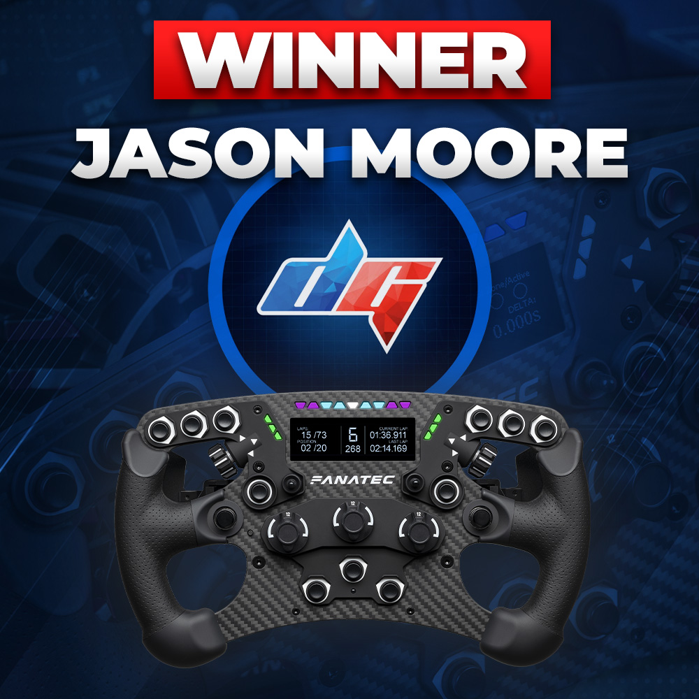 DigitRacing's tweet photo. 🎉 The 75,000 Subscriber Giveaway winners are in!

Nearly 70,000 entries, and thank you to every single one of you who took part.

The Fanatec ClubSport Formula V3 wheel goes to Jason M. from Spencer, Iowa.

T-shirt bundles go to Jason D. (Tyler, Texas), Sigurd H. (Torvastad, Norway) and Rob van H. (Amersfoort, Netherlands).

Winners, check your inbox, we'll be soon in touch about getting your prizes out to you.