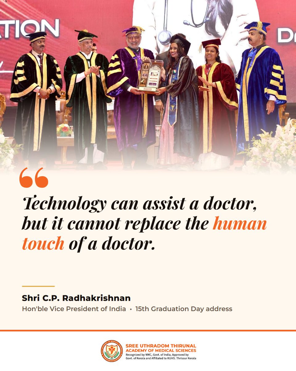 SUTAMS_TP's tweet photo. 🩺✨ From first-year nerves to "Dr." in front of their names.
92 doctors from the MBBS 2020 batch graduated today at SUTAMS' 15th Graduation Day — Novara.
Congratulations, Class of 2020! 🧡
#SUTAMS #Novara #ClassOf2020 #MBBS #HealingIsDivine https://t.co/d1QPmF5yE6