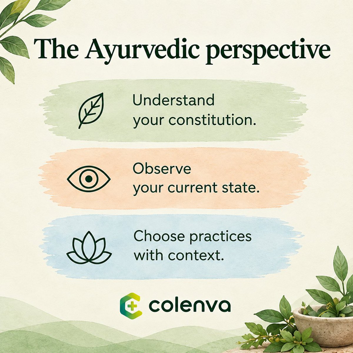 colenvaglobal's tweet photo. You were never meant to fit into one box. 🌿

Your Prakriti is your unique Ayurvedic constitution — a reflection of your natural balance.

Discover a more personalised approach to health with Colenva — your global integrated health ecosystem 

#Colenva #Ayurveda https://t.co/MUmj8uISF2