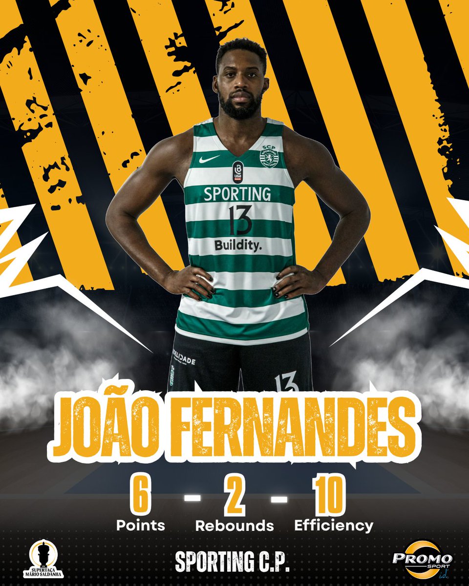 promo_sport_int's tweet photo. Portugal - Supertaça Mario Saldanha 🇵🇹 João Fernandes had 6 points, 2 rebounds and 2 steals (10 efficiency) for Sporting C.P. #PSFam https://t.co/6ognlNHG1h