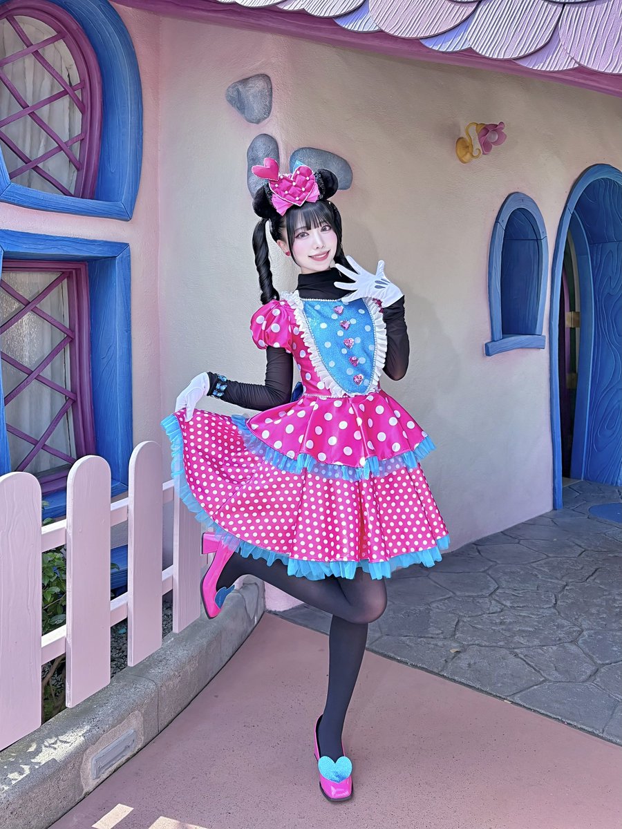Reina_Amamiya's tweet photo. 【 #Dハロ仮装2026 #Dハロ仮装 】

パルパルミニー🩷🎀🩵 https://t.co/U372drJAQf