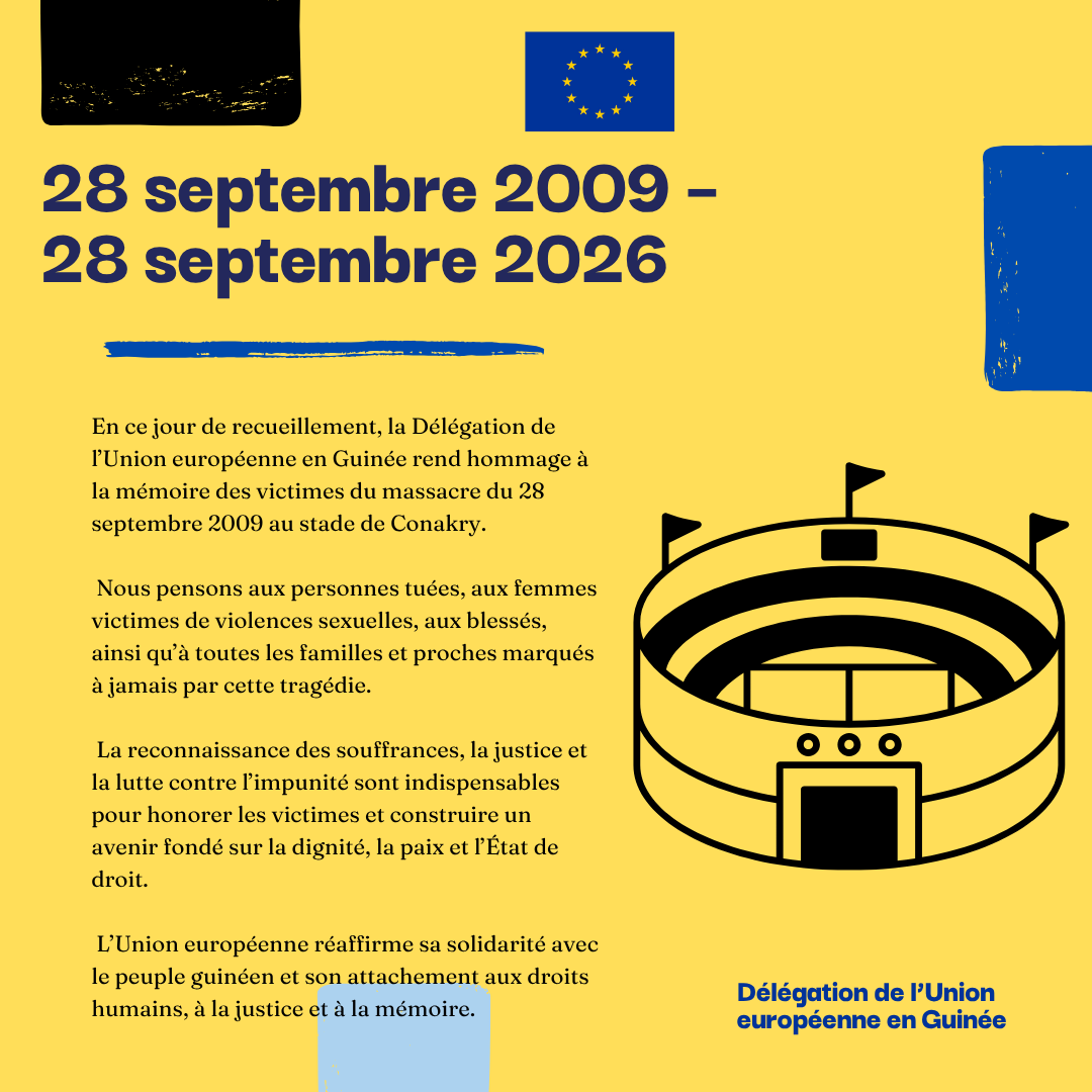 UEenguinee's tweet photo. Commémoration 28 septembre 2009 https://t.co/KSb43dbGzD