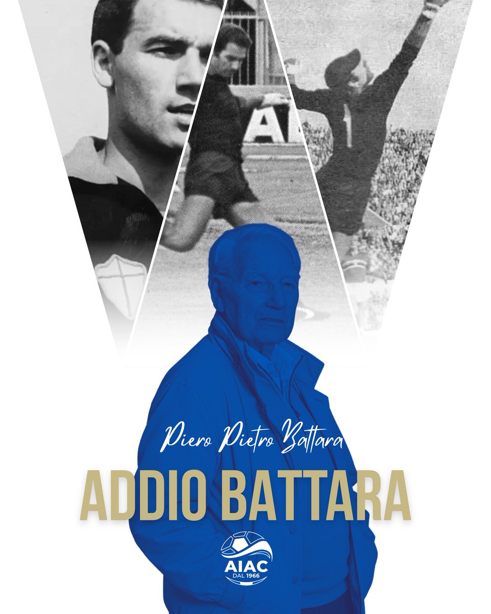 AIACNazionale's tweet photo. Batman ha chiuso le ali.
È morto a 90 anni Piero Pietro Battara, storico portiere della Sampdoria e pioniere dei preparatori dei portieri. Un maestro, un pezzo del nostro Novecento calcistico.
Il ricordo su https://t.co/AG6LA7OA4W
#PieroBattara #Sampdoria #AIAC https://t.co/VnXu7RPiRW