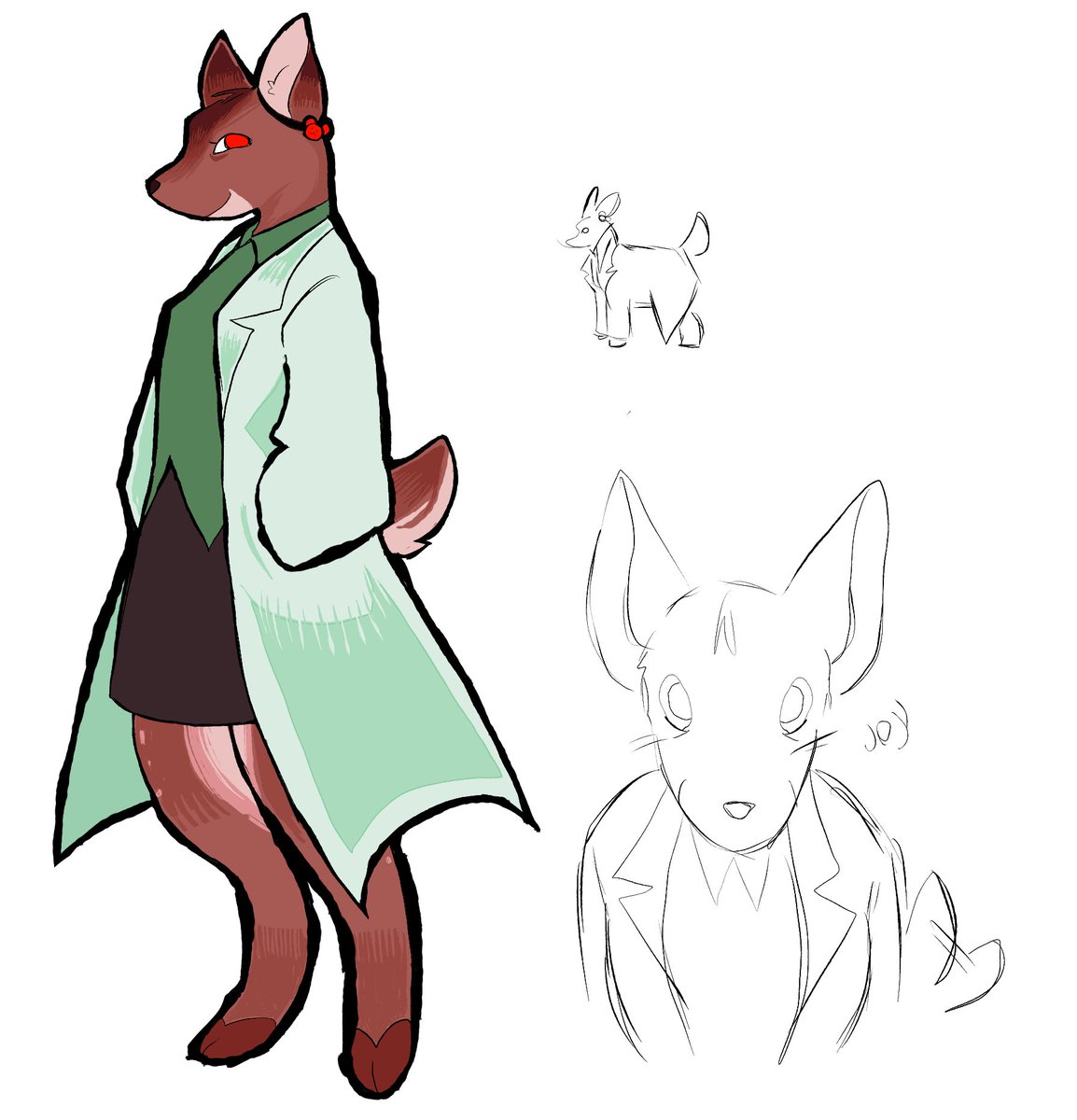 Tinytsukiyomi's tweet photo. I got bored and tried embracing my inner furry by drawing hindmen? Doemen? Deer carmen? Deermen! #projectmoon #limbuscompany #lobotomycorporation #LibraryofRuina #art #furryartㅤㅤㅤ https://t.co/2TP1AmQZ5i