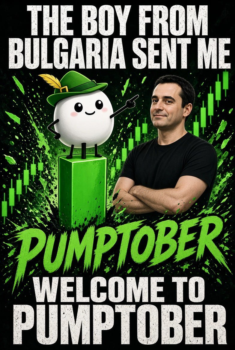 PumptoberRBH's tweet photo. Bulgaria really came to set the charts on fire 🔥

$PUMPTOBER is just getting started. 🚀 https://t.co/jpqCWEFunA