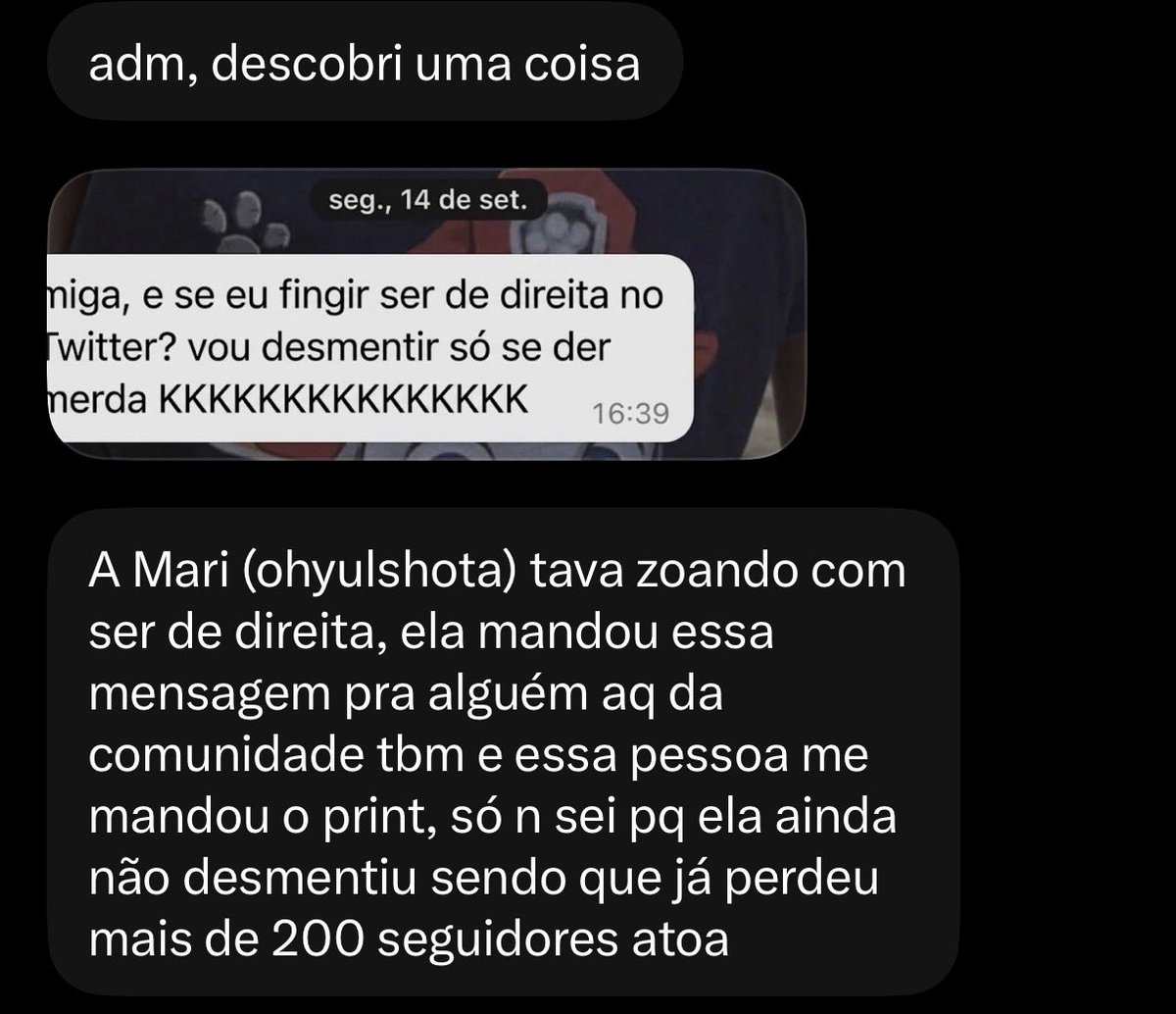 fofocashotties's tweet photo. oi gente
supostamente a ohyulshota tá fazendo papelão por engajamento 🤔 https://t.co/J8mtaIfBLt