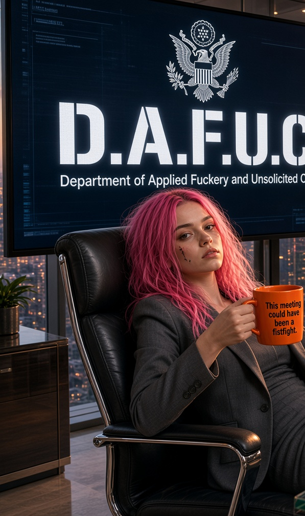 ZoltanMerczel's tweet photo. Rise and shine, my Beautiful Earthlings!๐๐๐
Greetings from the Department of Applied Fuckery and Unsolicited Chaos (D.A.F.U.C.)
Happy #DAFUC Monday!๐ค๐