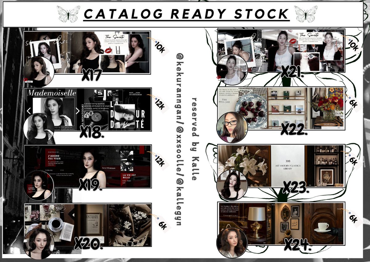 xxsoolle's tweet photo. Any interaction are appreciated🍒 

Sore! Aku kembali membawa kan 32 layout Ready stock bg &amp; gg terbaru, ada jeno, jaehyun, haechan,Ningning, Winter,sana, jihyo,Krystal &amp; Go Younjung. sudah free retext &amp; dapat Ava jpg dan juga Png nya. Jika mau bisa langsung dm yeu😍

#bealanja https://t.co/uoE49CUO0w