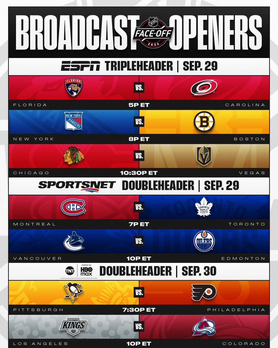 Noctciis's tweet photo. J-1 avant l'ouverture de la Saison de #Nhl 

Et quel Opener 🤩🤩🤩
Les 2 derniers champions qui s'affrontent 
@FlaPanthers at @Canes 
Faceoff 23h Heure Francaise 🏒🥅🚨 https://t.co/OPvJWyI2BK