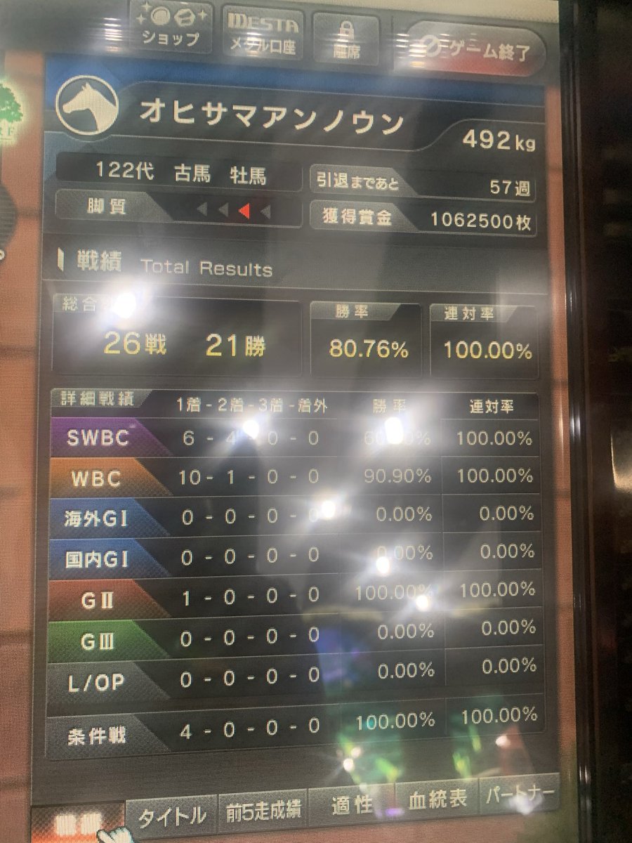 agekage0508's tweet photo. 🟨🟦、⛲️🔦🌳ボタン割れず
106万、残り56週
デビューしてから王道も連帯も外すこともなくミリオン達成しました💯
リザルト画面撮り忘れる程の大興奮でした😂
ここまで教えてくださった方、応援してくださった方々、ありがとうございます🙇‍♂️ https://t.co/rDe4nCR1YN