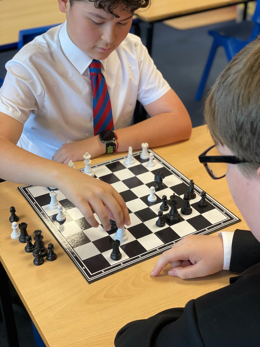StAntonysCC's tweet photo. Our lunchtime Chess Club is well underway, with students putting their strategic thinking and problem-solving skills to the test! 🧠👏

Who knows, we might have some future chess champions in the making at St Antony’s! 🏆♟️

#StAntonys #ChessClub #LunchtimeClub #StudentSuccess #ChessChampions