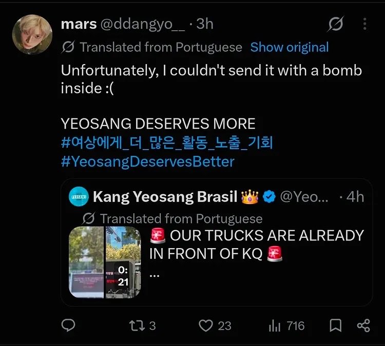 Evaholicc's tweet photo. Next time atinys ask who’s the problem in that fandom, show them this fest. Motherfuckers are willing to commit crimes, including but not limited to unaliving people, because their kpop boy isn’t getting solo schedules. https://t.co/FR7KBQ0g3B