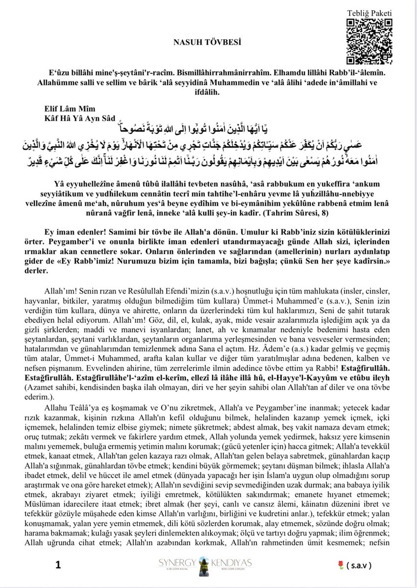 ESylvc52751's tweet photo. 📌NASUH TEVBE DUASI
(54 FARZIN AÇILIMI VE ESMA-ÜL HÜSNA) https://t.co/Bwsjr2N0sk