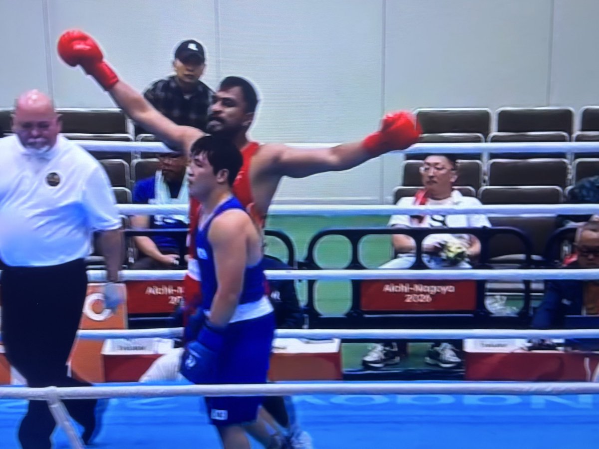 shivasportsind's tweet photo. 6/11 conversion 🔥🔥🔥
#Boxing #Women60kg

#Kapil into #Semis won 5:0
6th confirmed medal in boxing #Asiangames

@VishankRazdan @monster_zero123 @Navinsports @TheKhelIndia @Flydon8 @SportsIndia3 @vinayakkm @BeingMinchu @bhogleharsha @BoriaMajumdar @Eighty7_Fifty8 @kaypeem #japan https://t.co/Oq9ZyPPt56