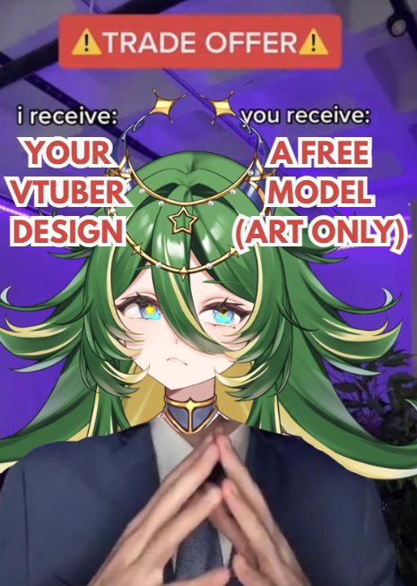 yuririn_VT's tweet photo. ⚠️ ATTENTION VTUBERS! ⚠️

I want to get into drawing VTuber models and I am looking for ONE victi- uhh.. lucky person to draw a model for!
Drop your design in the comments for a chance to be picked! 💫

⬇️ More info below!
Feel free to leave other questions in the comments! 💚 https://t.co/lIXxZubnup