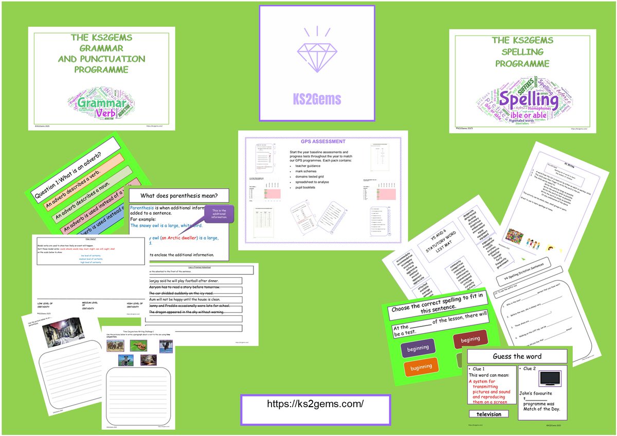 GemsKs2's tweet photo. KS2 GPS
PowerPoints for each NC objective[editable] plus:
Activities; Writing Challenges; Dictation sentences and quizzes.
Assessments &amp; Progress tests match our programmes.
FREE
https://t.co/nQDOu2K8X0
Let us help you!
#primaryenglish #Y4 #Y5 #y3 #Primary #Y6 #ECT26
#edutwitter https://t.co/oflnle54CV