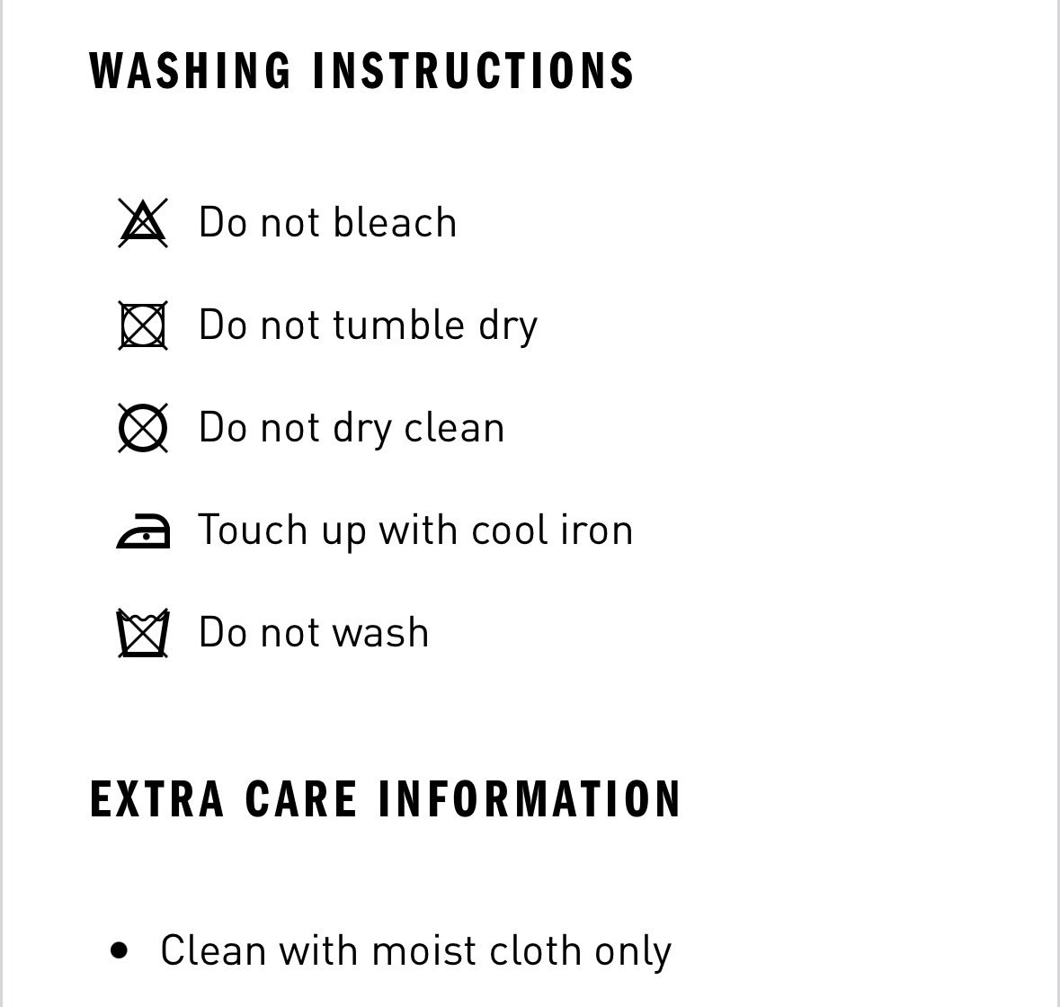 3NIHdJOW's tweet photo. @laurineggs @MercedesAMGF1 I found these care instructions surprising as well. 🫪 https://t.co/JoZ7VJlQZy
