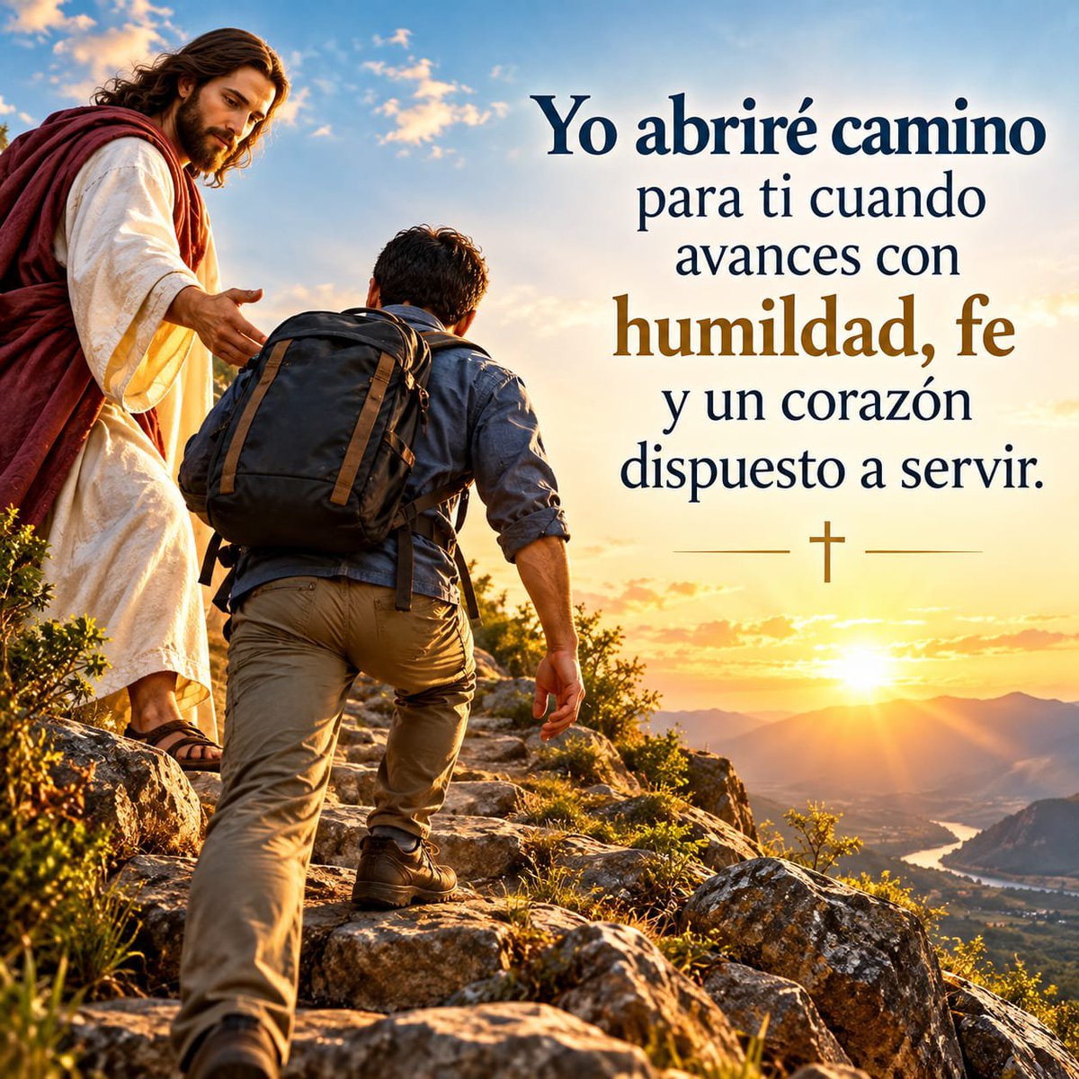 yacharrisb's tweet photo. Señor Jesús, enséñame a vivir con un corazón sencillo, sin competir ni compararme. Ayúdame a reconocer el bien en los demás, servir con alegría y confiar en que Tú valoras cada esfuerzo hecho con amor. Dame paz, humildad y luz para hoy. Amén. https://t.co/Fzpv1yhg9K