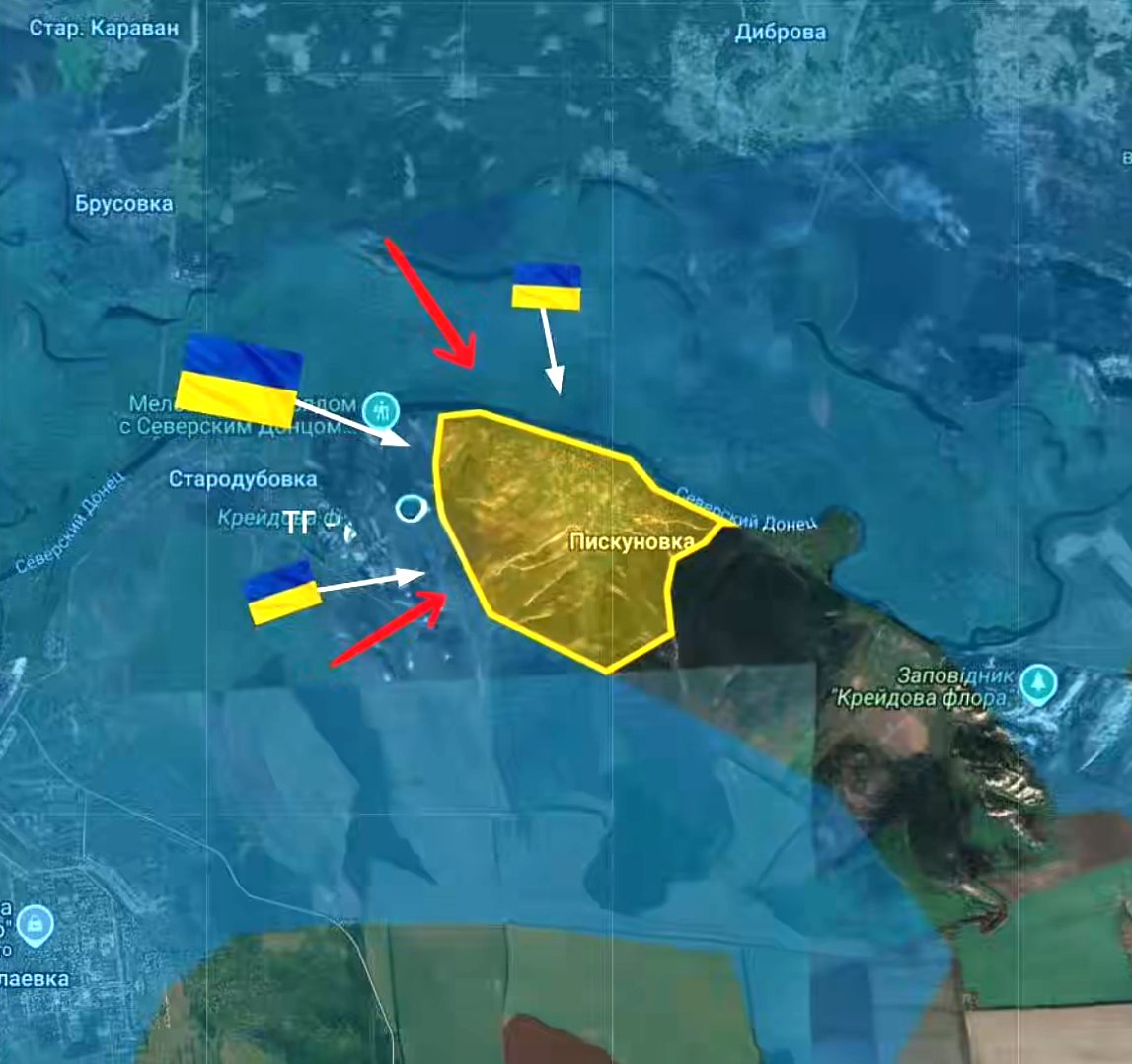 WW3finalboss's tweet photo. UKRAINE PUSHES RUSSIAN FORCES BACK NEAR SLOVIANSK 🇺🇦🇷🇺

Ukrainian forces have cleared Piskunivka of Russian troops on the Sloviansk axis, restoring control over the settlement and forcing Russian positions back from the area.

The gain adds another point of pressure along the Donetsk front, where Ukrainian 🇺🇦 counterattacks are compelling Russian 🇷🇺 forces to react across multiple sectors instead of concentrating their resources on a single direction.
