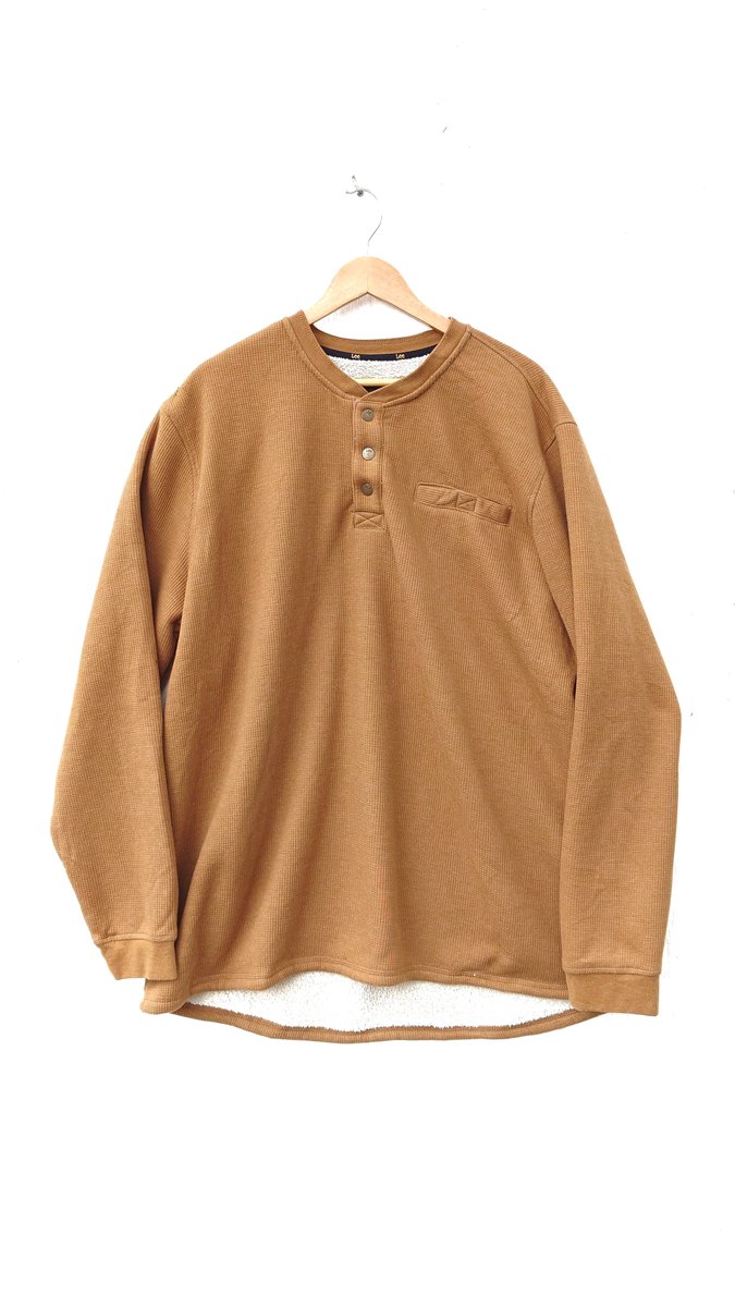 INPERIAL2006's tweet photo. Lee 00s
サーマル×ボア　ヘンリーネックスウェットシャツ

SIZE XL ￥3590 https://t.co/WtNkZND1aY