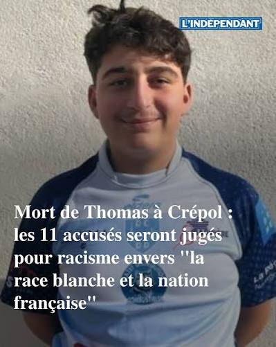 Spoinglot's tweet photo. @BritanniaArthur Muslims in France.
Bataclan 130 killed
Philippe Monguillot, bus driver killed by three of them litteraly jumping on his head cause he asked for a bus ticket
Axelle Dorier, hauled under a car, dismembered on 800 m.
Thomas Perrotto, knife in heart, at his local bal, by 11 "youngs". https://t.co/ARqFVWIQxV