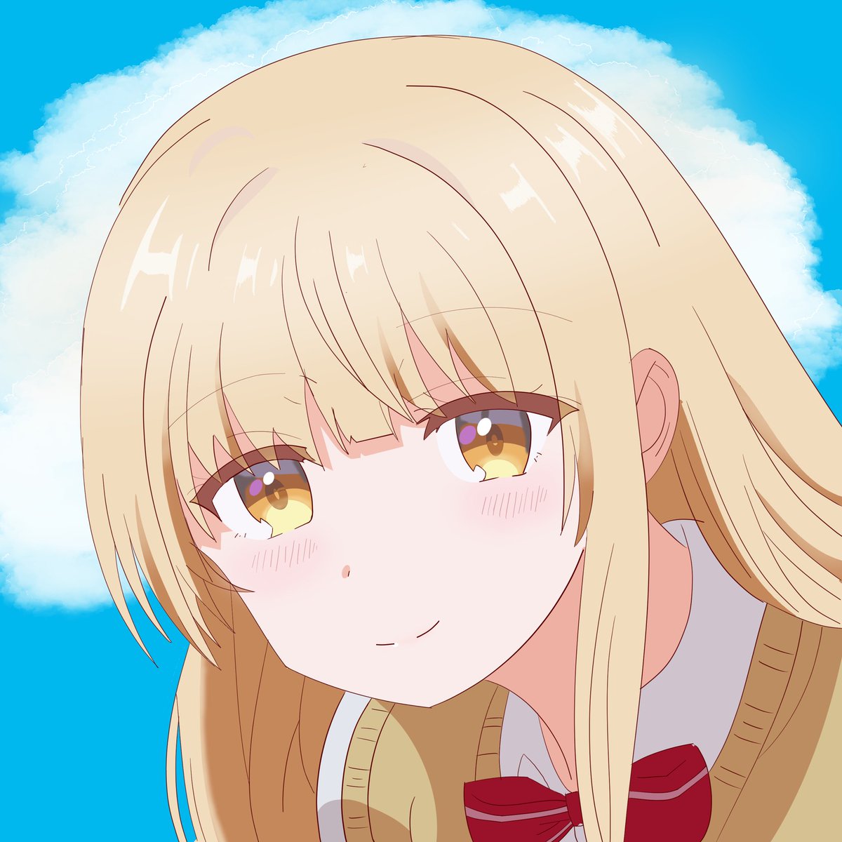 Axinite_UEFN's tweet photo. 椎名真昼描いてみた！模写だけど
#お隣の天使様 https://t.co/Tq295gVdTP