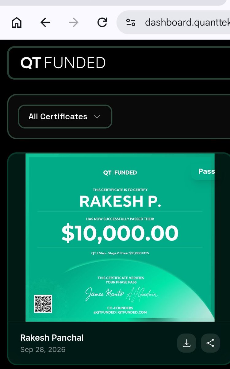 Rakesh__139's tweet photo. 2step power evaluation is passed waiting for funded account @QtFunded @Finn_QTFunded @MonaTradesFX @TheTrustedProp https://t.co/eKbTga7xU0