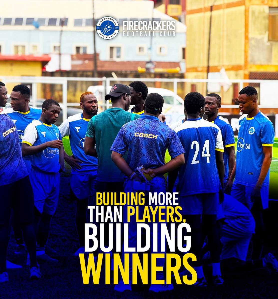 FirecrackersFc's tweet photo. Firecrackers FC 💙💛 https://t.co/7AMjnpX1NO