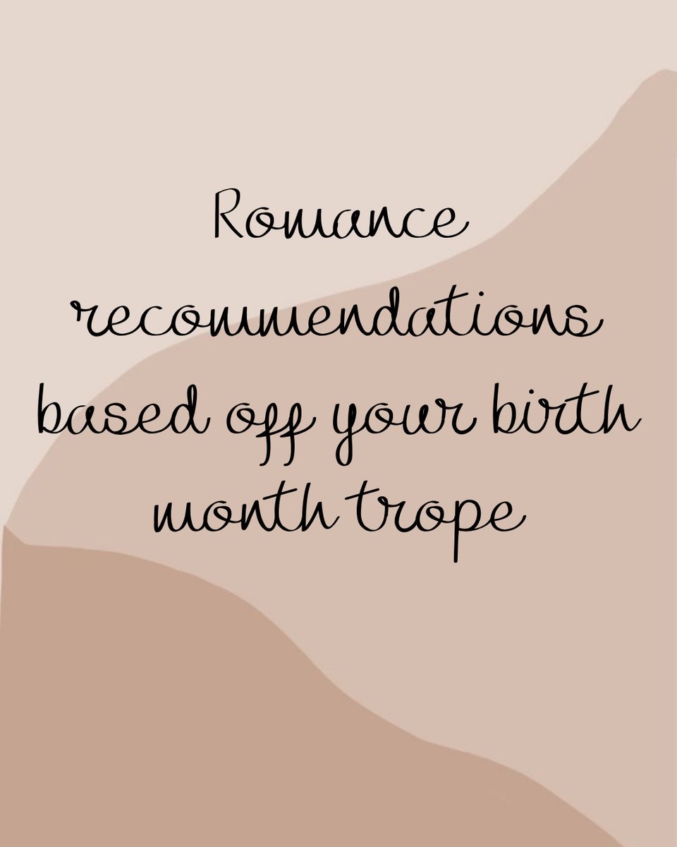 emmathompson8lf's tweet photo. Romance recommendations based on your birth-month trope, courtesy of @bookish_gab! Have you read any of these? What’s your favorite trope, and what else would you recommend? https://t.co/MvRojPiFt5