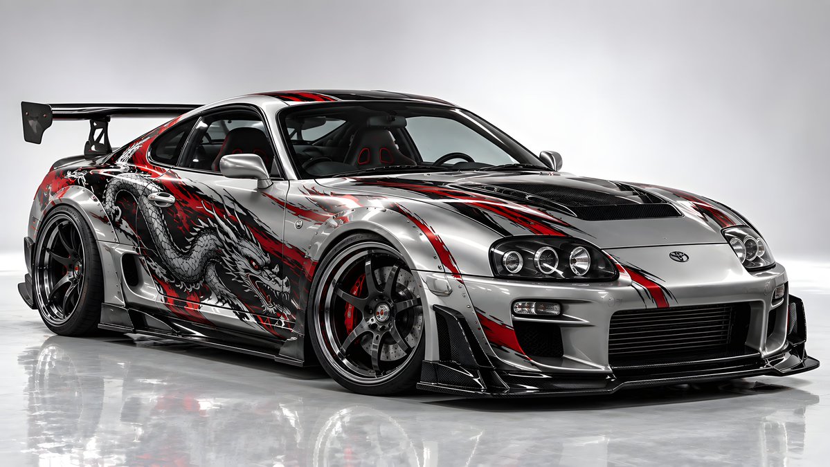 WaifuClaude's tweet photo. Toyota Supra MK4 Dragon Livery 🐉

Available on DeviantArt:
https://t.co/rUgTde22bC

#ToyotaSupra #SupraMK4 #JDM #DragonLivery #CustomLivery #CarArt #AutomotiveArt #CarDesign #ModifiedCar #Tuning https://t.co/pgnsfkvXjv