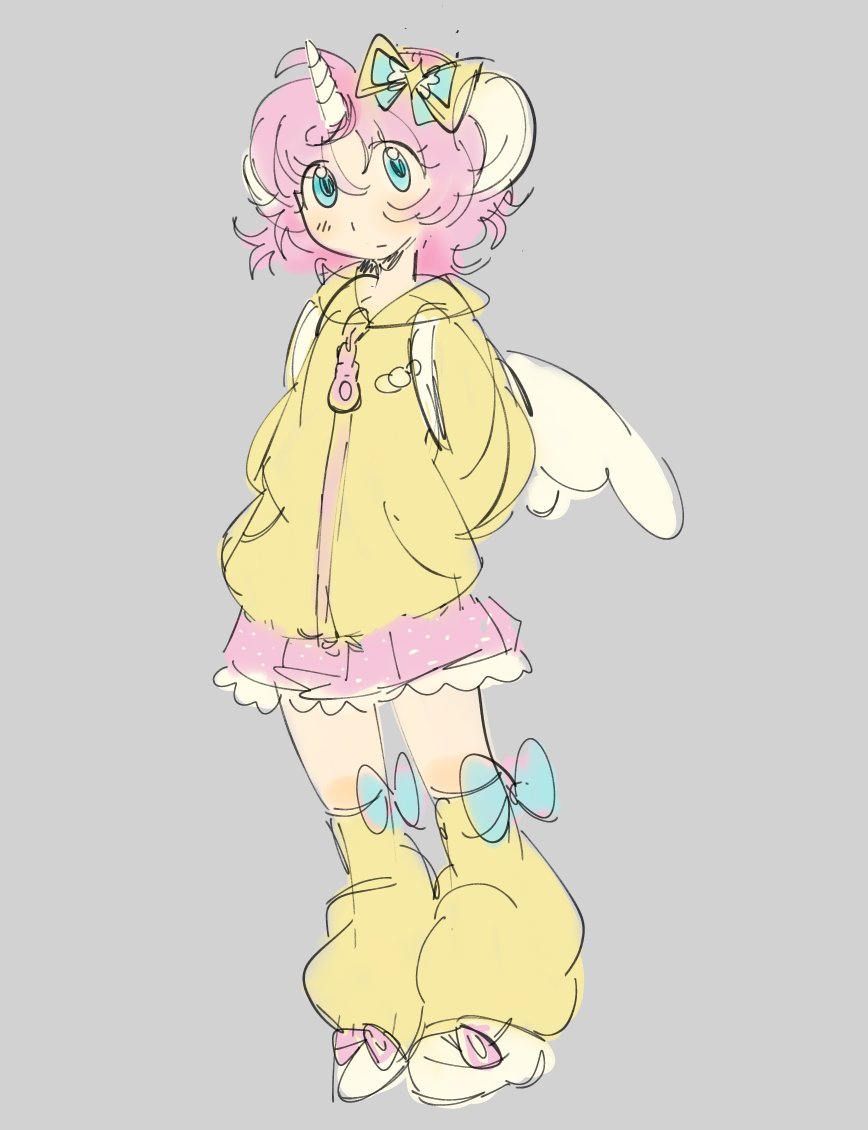 myumofu's tweet photo. i think this is my final debo sona redesign 💭 she wears a wing backpack https://t.co/bV6S81mxUD