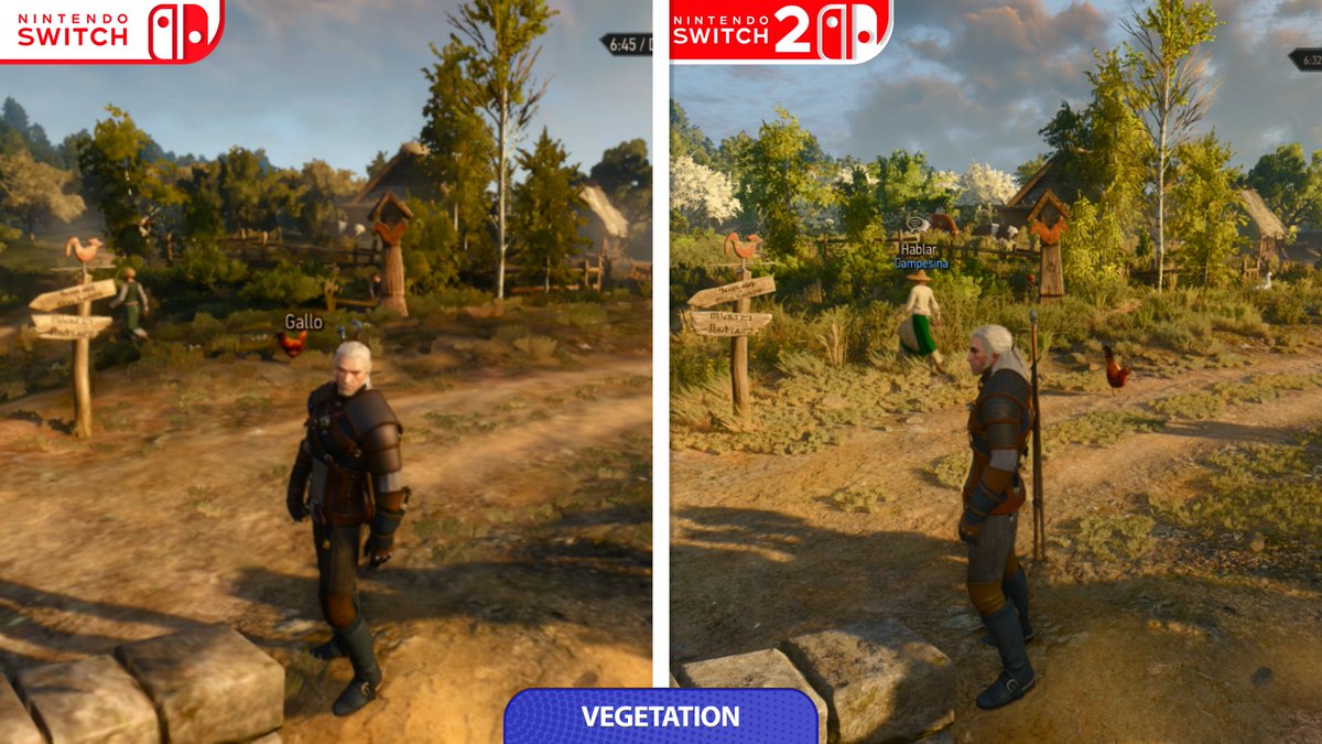 analistadebits's tweet photo. Estoy preparando una comparativa en profundidad de The Witcher III Remastered que llegará hoy, pero tenía que empezar con Switch 2. Es, sencillamente, la mejor actualización gratuita que he visto nunca.

Video: https://t.co/8OoSKivSHI https://t.co/fMQfypOdy3