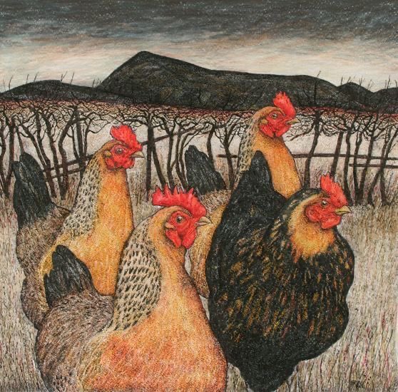 helen_warlow's tweet photo. Seren Bell created these beauties 
One of my favourite artists of farmyard animals indeed 
King Charies 3rd employs her to record his rare breeds 
@helen_warlow https://t.co/KNPSuo9YjA