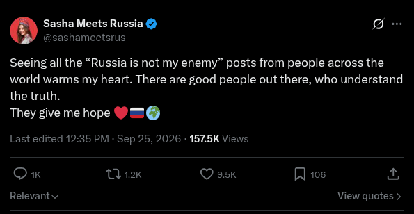 Daractenus's tweet photo. With the recent wave of bots declaring that Russia is not their enemy, I feel compelled to again share my collection of stories of real people who thought the same, moved there, and found out the hard way. 🧵 https://t.co/EoFrMLQpN3
