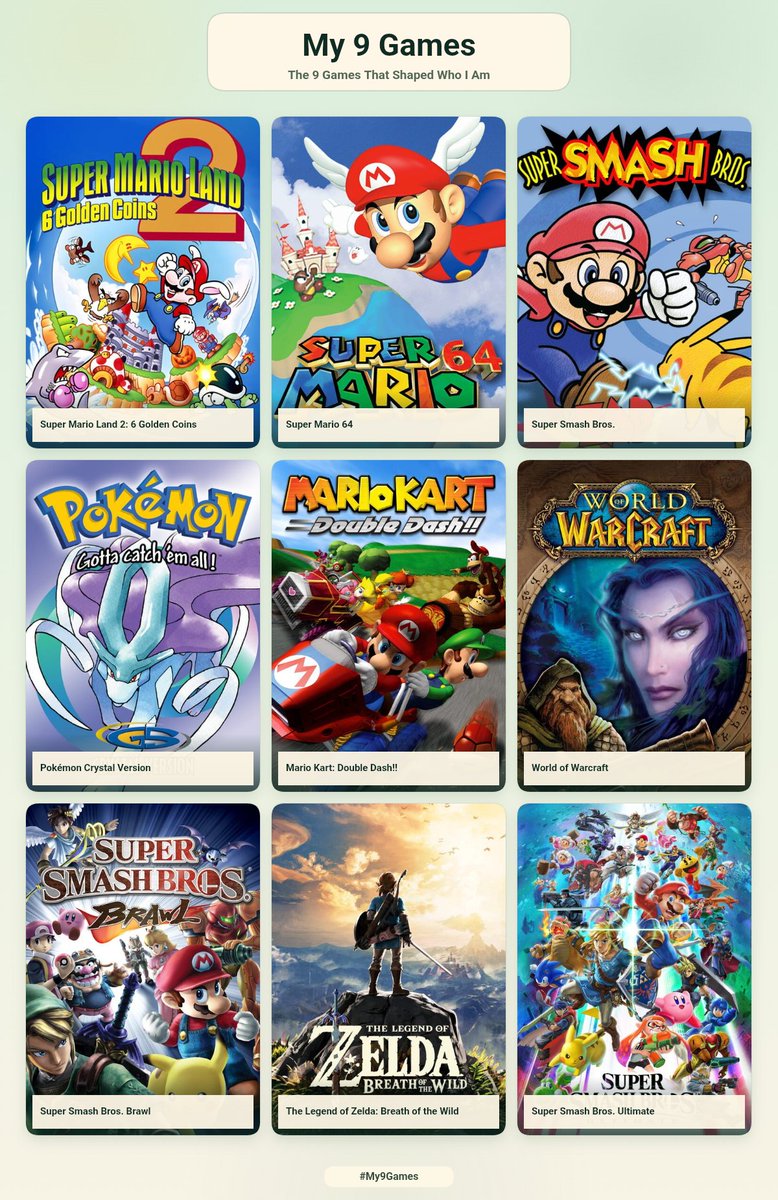 HummingBones's tweet photo. 9 Games
Tell me you're a trentenaire without telling me you're a trentenaire. https://t.co/V1sLigFiKn