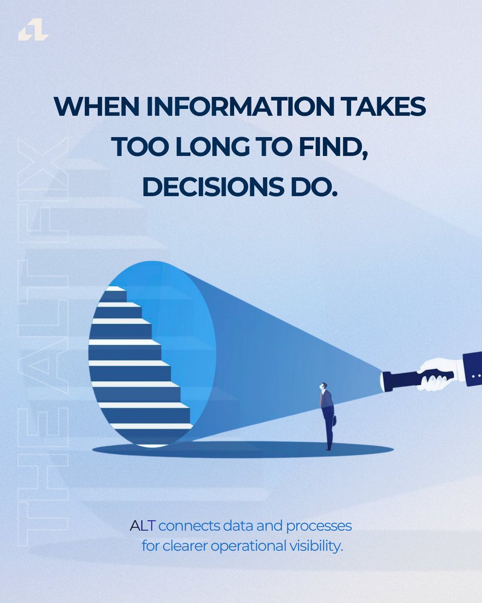 AntiLinearTech's tweet photo. The real cost of manual decision-making isn’t just time - it’s what gets delayed because of it.

ALT cuts through the delays, helping teams decide faster and act sooner.

Less manual work. Better decisions. Faster operations.

#DecisionAutomation #ALT #DefyingLinearity https://t.co/Dy51uiGFmH