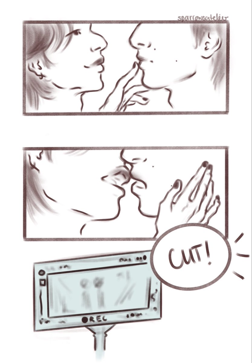 sparrowsatelier's tweet photo. between scenes 🎥
- a mini wsn comic

for @wxxsxnfest https://t.co/AIifRUdHYm