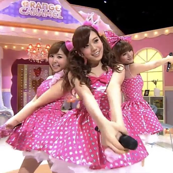 nayomipink's tweet photo. orange caramel 🎀 https://t.co/0OSdErsxKu