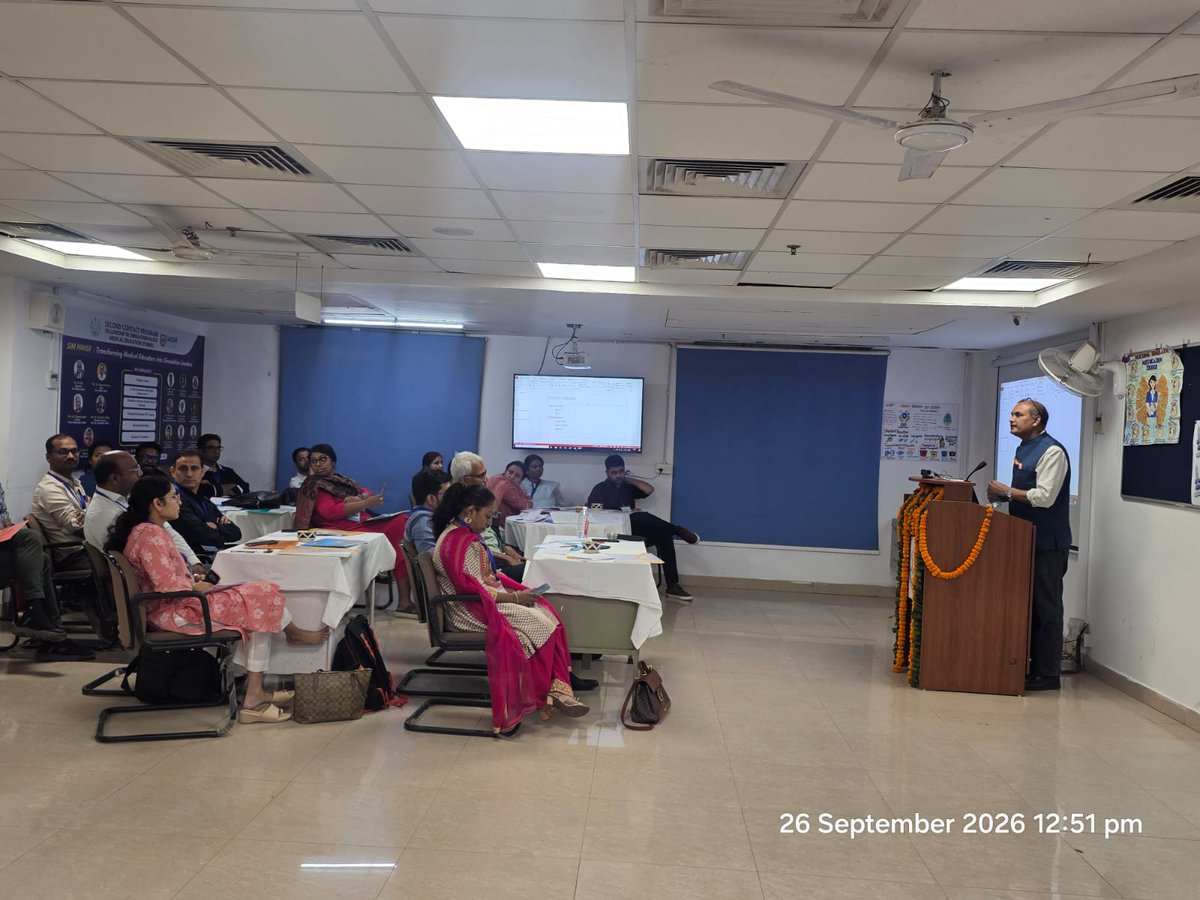 vikasdhikav's tweet photo. Pleased to speak on 'research basics' with real life tailored example for medical faculty.
#ResearchBasics #MedicalResearch #AcademicMedicine #FacultyDevelopment #ClinicalResearch #MedEd #MedTwitter #AcademicTwitter #PhysicianScientist https://t.co/16IdGTPSAa