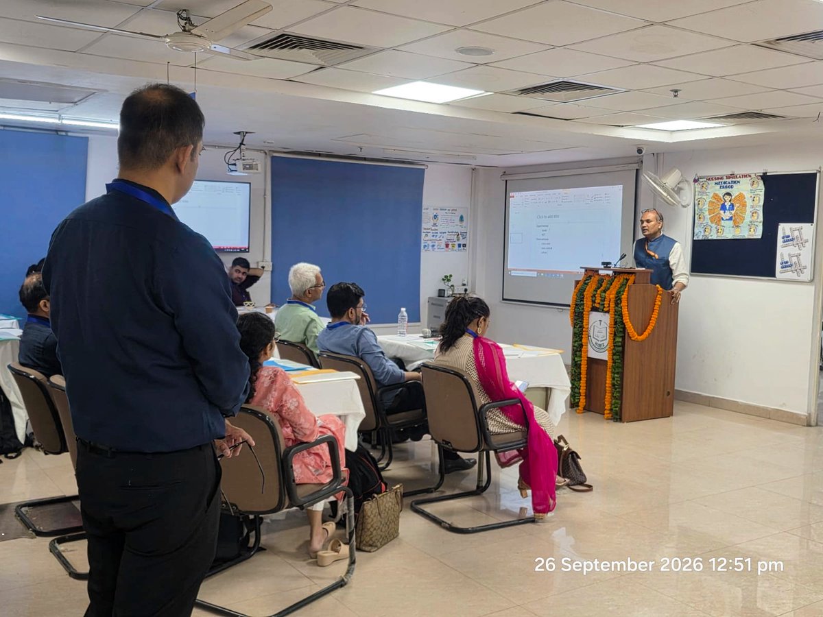 vikasdhikav's tweet photo. Pleased to speak on 'research basics' with real life tailored example for medical faculty.
#ResearchBasics #MedicalResearch #AcademicMedicine #FacultyDevelopment #ClinicalResearch #MedEd #MedTwitter #AcademicTwitter #PhysicianScientist https://t.co/16IdGTPSAa