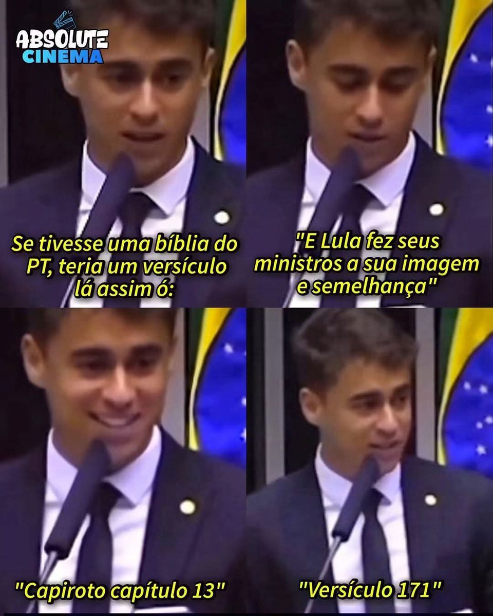 SensoCrtico1's tweet photo. Meu Deus kkkkkkkkkkkkkkk

Nikolas Ferreira em discurso sobre o PT. https://t.co/Tcp6dgiHJp