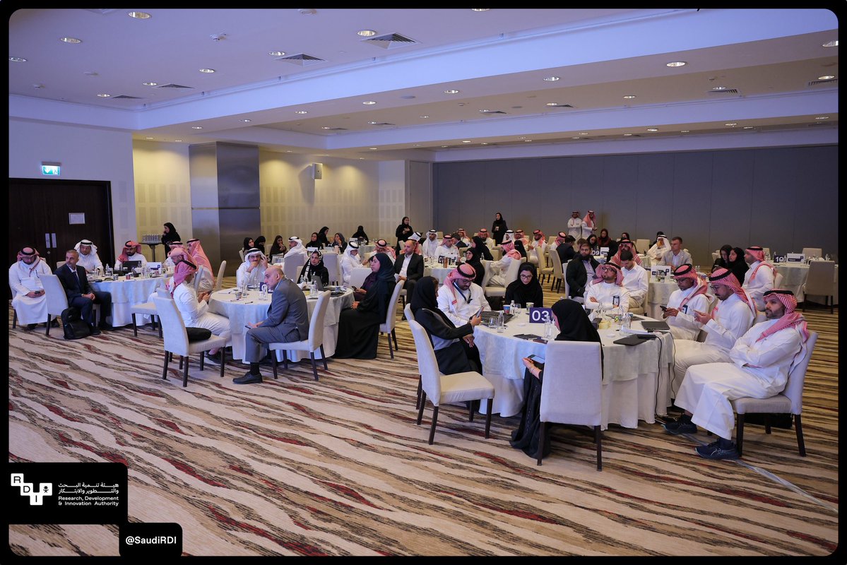 SaudiRDI's tweet photo. مشاركات فاعلة لمستقبل واعد..
ضمن ورش عمل الاستراتيجية الوطنية للبحث والتطوير والابتكار؛ القطاع الخاص يشارك في تعزيز التكامل بين القطاعات وفق منظور شامل يسهم في تحقيق المستهدفات الوطنية للمنظومة البحثية والابتكارية.. https://t.co/WrGcvKWoqG