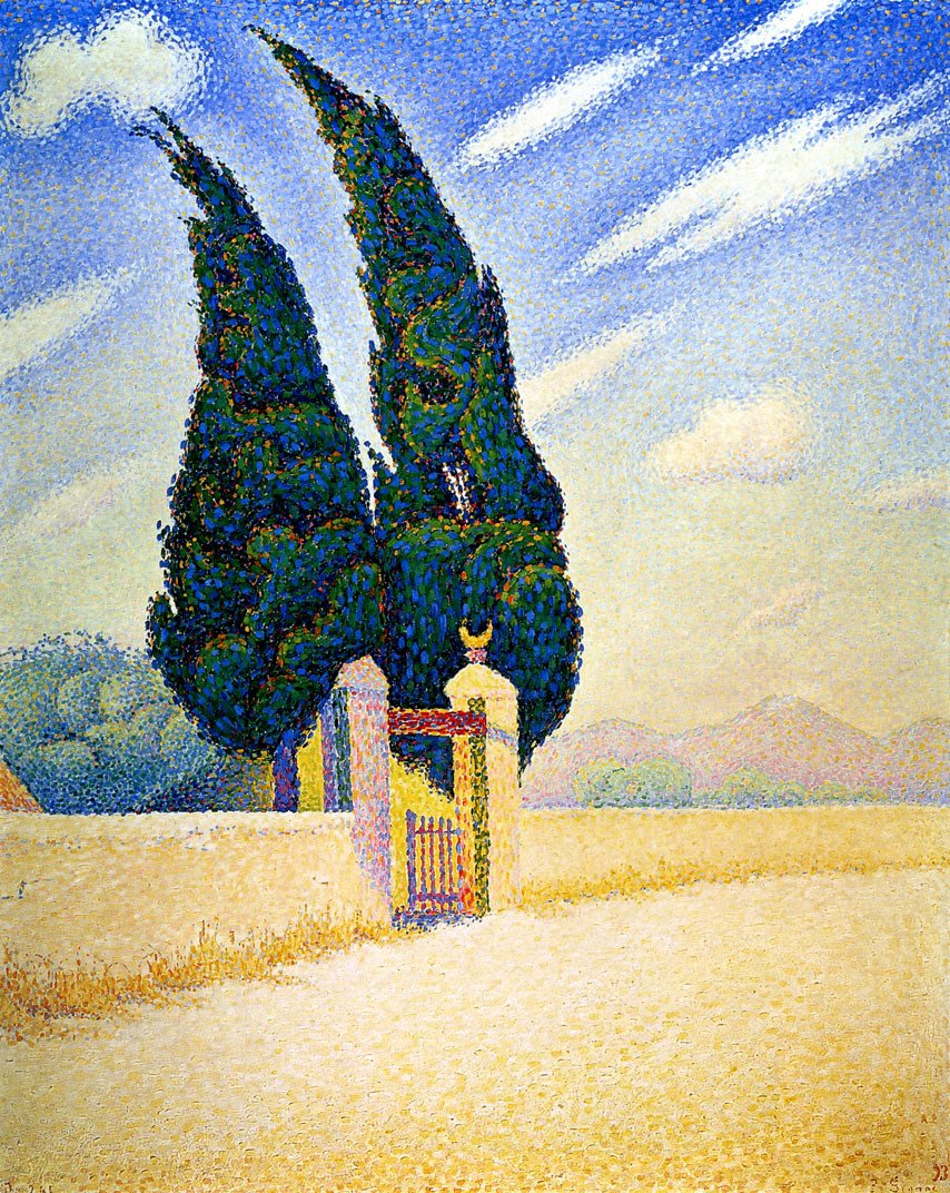 impression_ists's tweet photo. At 16, Signac was caught sketching Degas paintings at an exhibition.

Paul Gauguin physically threw him out, barking:

"We don't copy here, sir!"

When Georges Seurat died suddenly at 31, Pointillism almost died with him.

Paul Signac made sure it didn't.

Signac took Seurat's theories, but changed the execution:

Where Seurat was a studio scientist using dots, Signac was an outdoorsman who turned dots into strokes of color.

Seurat calculated light. Signac unleashed it.

A passionate sailor who owned 30 different boats, Signac sailed into an unknown fishing village called Saint-Tropez in 1892. He bought a house, set up his studio, and invited young painters like Henri Matisse to experiment with color.

Seurat invented the science. Signac kept it alive and handed the torch to modern art.

Underrated artist?