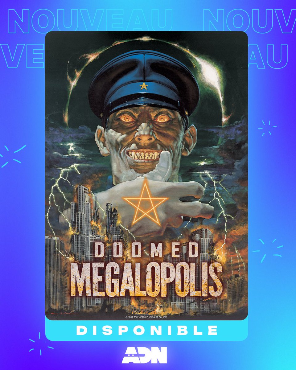 ADNanime's tweet photo. Des générations d'hommes et de femmes vont tenter de contrecarrer les plans de Taira no Masakado, un esprit vengeur aux terrifiants pouvoirs occultes,

Y parviendront-ils ?

Doomed Megalopolis, c'est dispo sur ADN. https://t.co/cdkOgFza2K