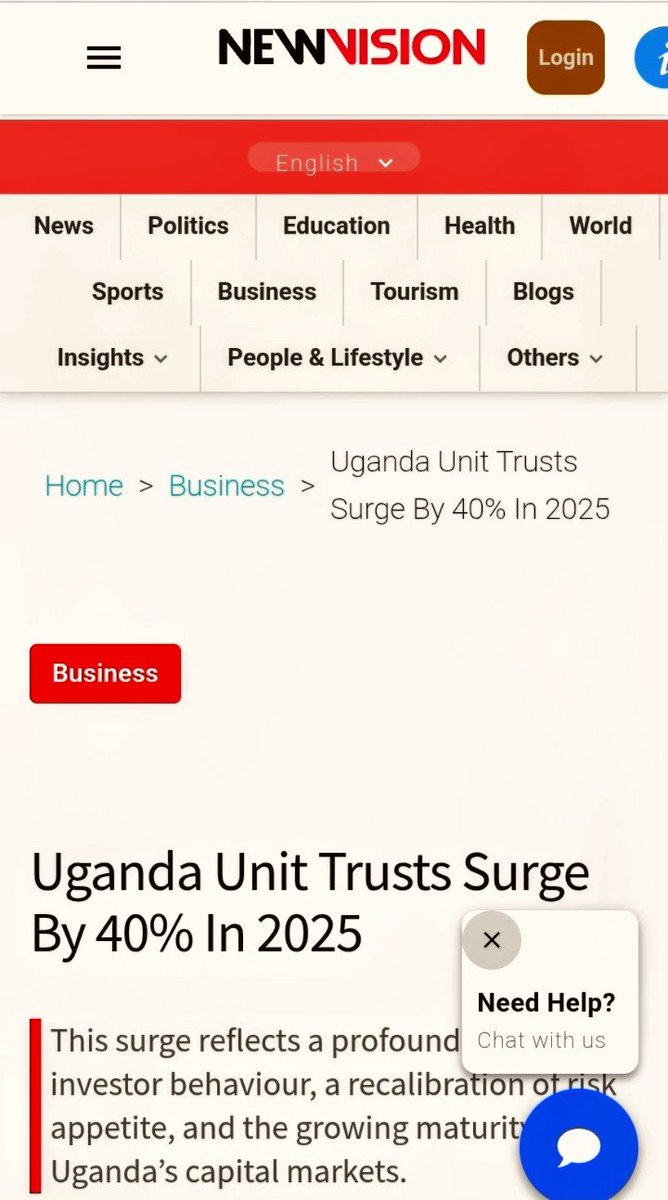 ArielEnergy_'s tweet photo. ⚖️21 Days Before(See Quoted Tweet Of 'Uganda🇺🇬- Financial Markets📊🔥🦅)

💎🗝️:'Bond Market Penetration👉In A Moment, Retail Participation Taking On A Sharp Upward⏫Trend

@aisummaries 'On June 30th 2026, Old Mutual Investment Announced A 40% Surge In Unit Trusts..

#IAM🔥✍️ https://t.co/1DogHomyBG